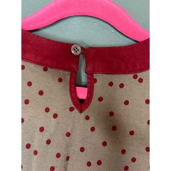 Hanna Andersson Girls5 / 110 cm Cranberry Set Dot LS Dress - Picture 6 of 11